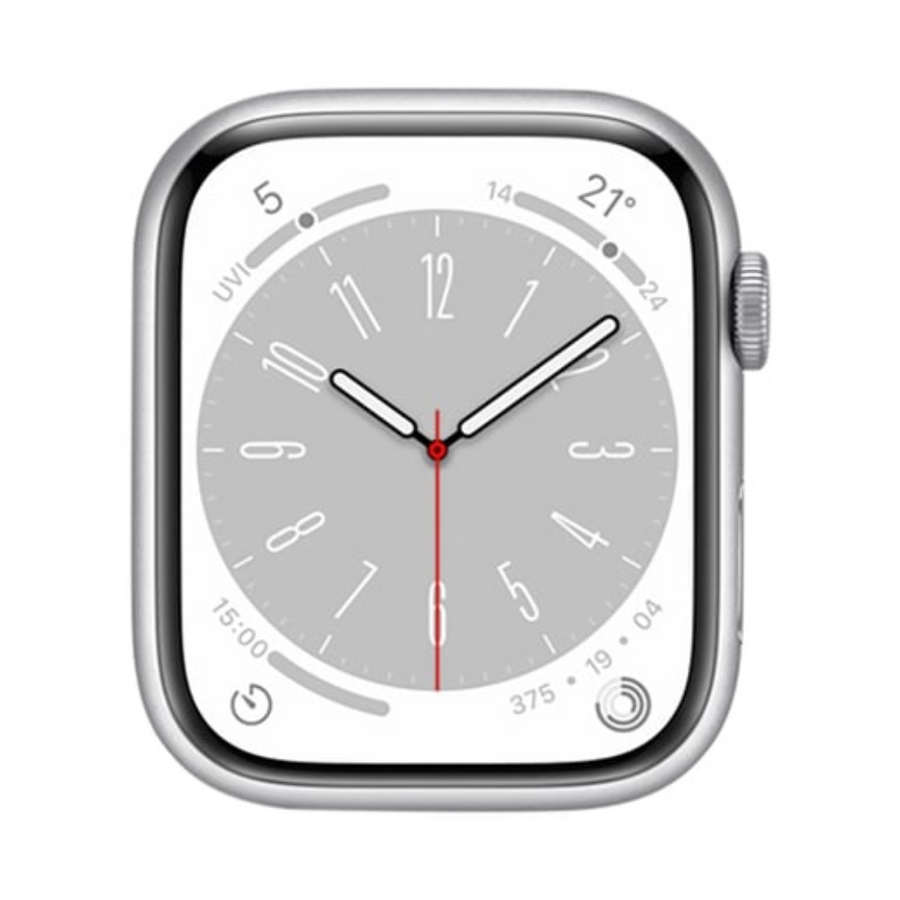 Refurbished Apple Watch (Series 8) 2022 GPS 41mm - Silver - NO BAND