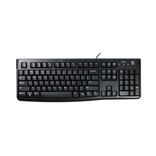 Refurbished Logitech Keyboard K120 - Black