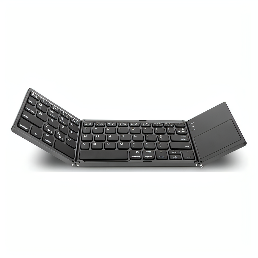 Refurbished Jelly Comb Foldable Bluetooth Keyboard with Touchpad- Dark Grey