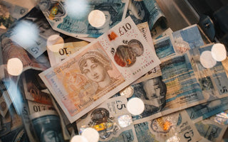 British pound notes and coins — the cash waiting when you sell your phone before values drop