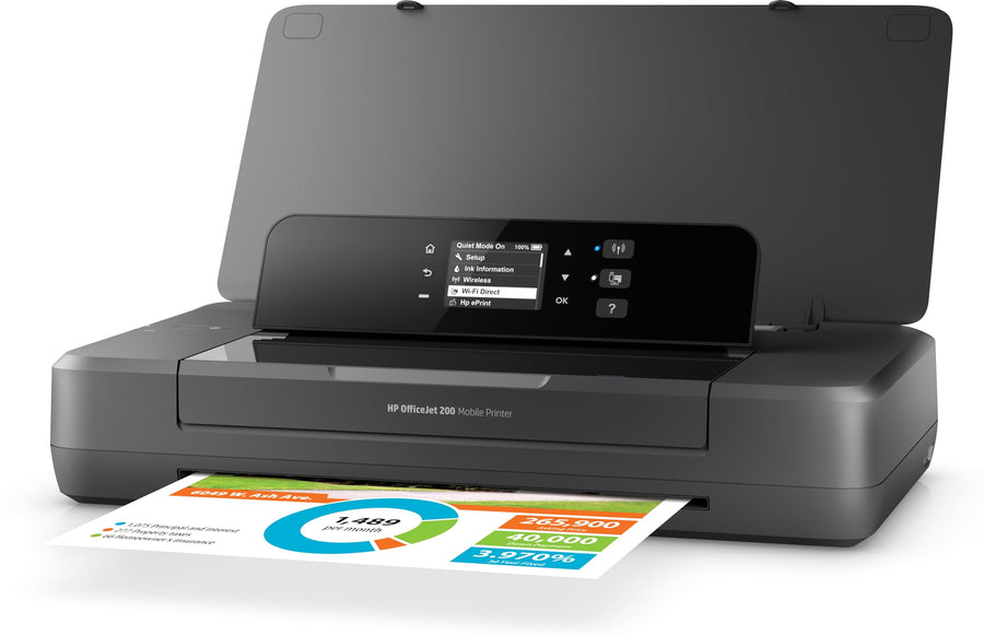HP OFFICEJET 200 A4 COLOR MOBILE COMPACT CARRY WIRELESS INKJET PRINTER