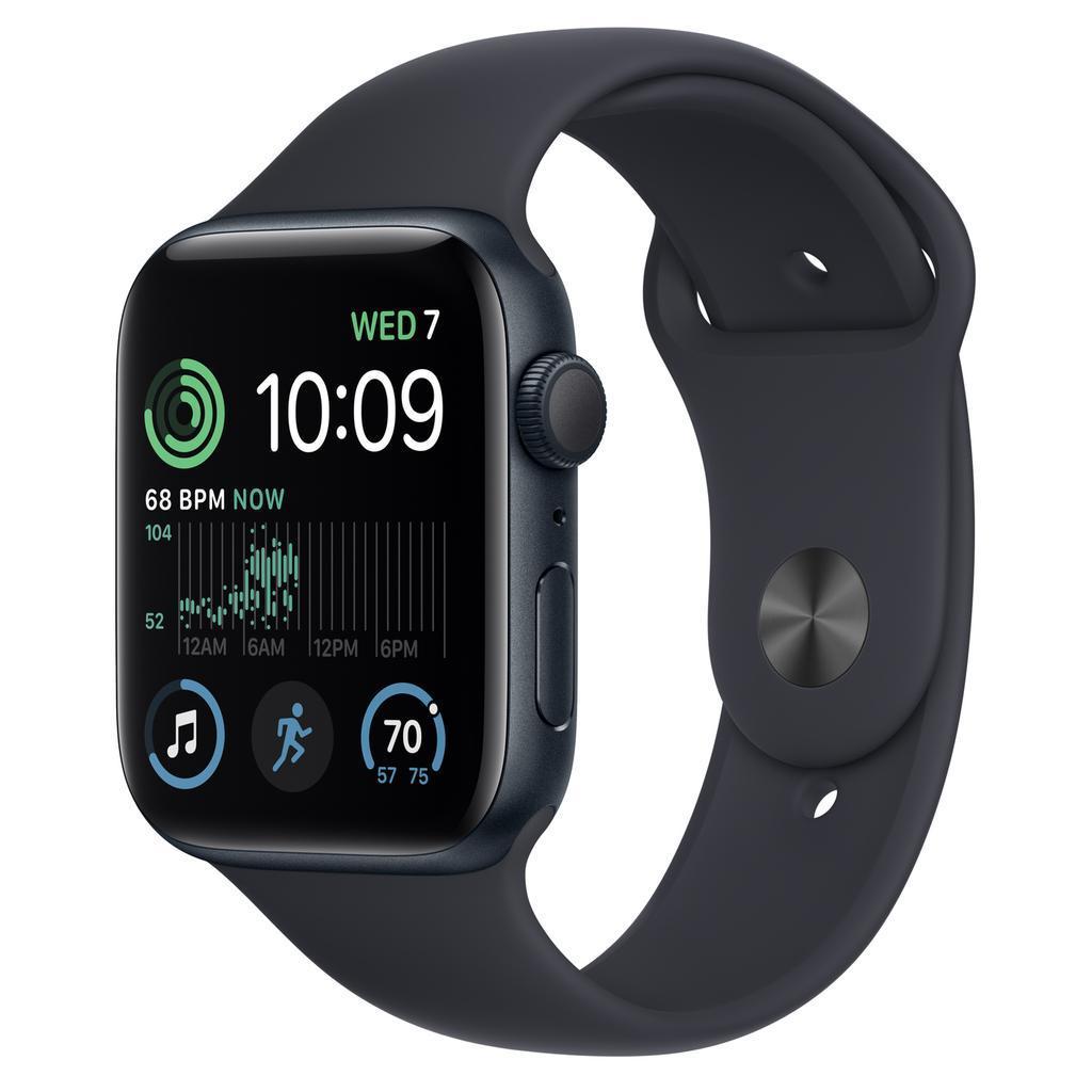 Apple Watch SE (2nd Gen) 2022 GPS + Cel 44mm - Aluminium Midnight - Sport band Midnight