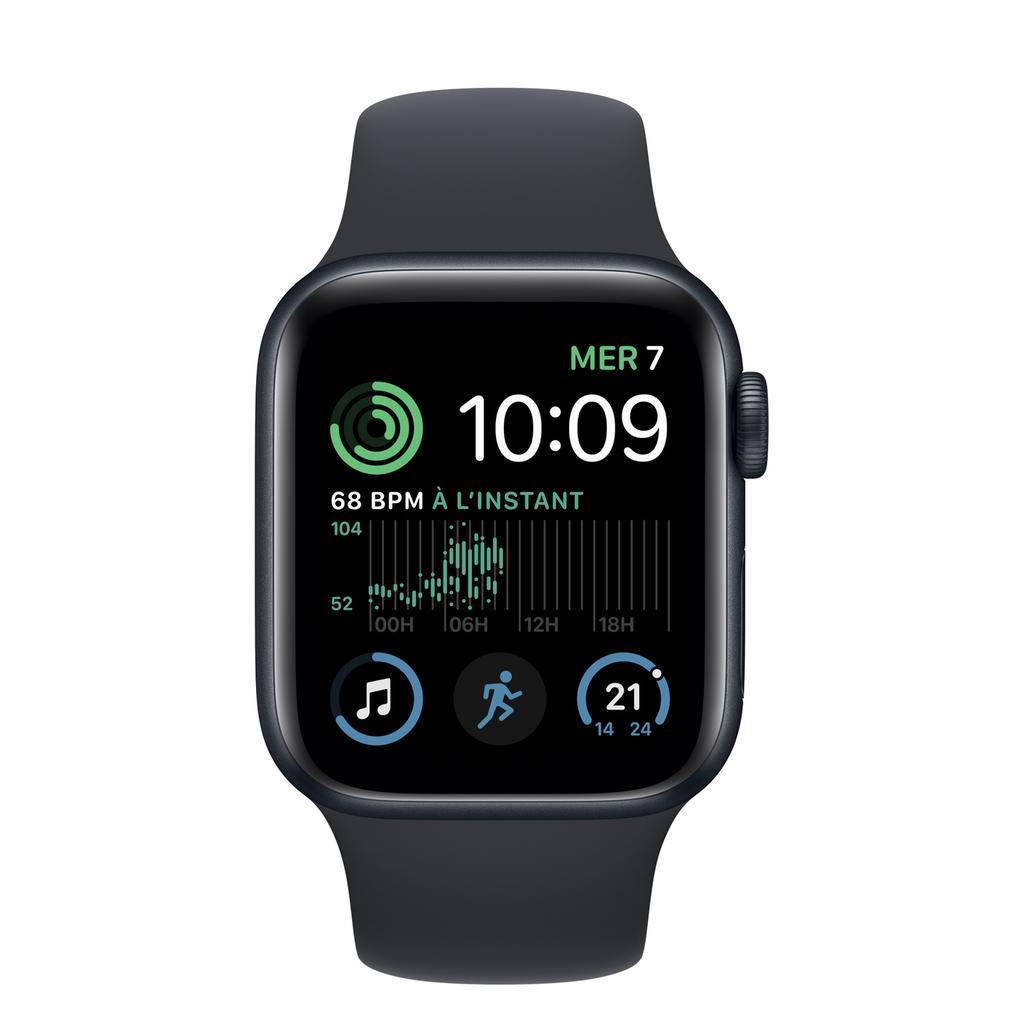 Apple Watch SE (2nd Gen) 2022 GPS + Cel 44mm - Aluminium Midnight - Sport band Midnight