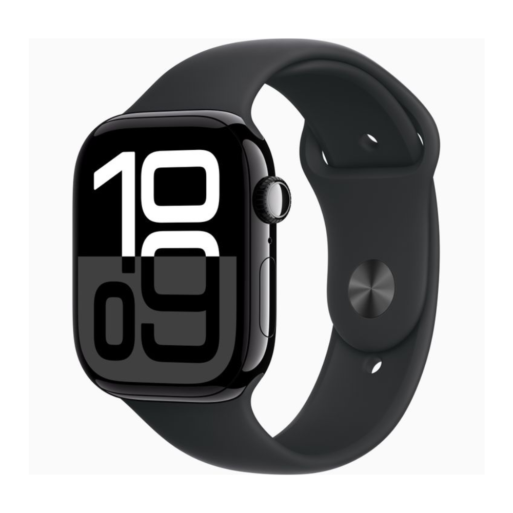 Apple Watch (Series 10) 2024 GPS + Cellular 46mm S/M - Jet Black - Aluminium Black