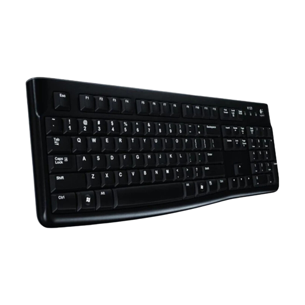 Refurbished Logitech Keyboard K120 - Black