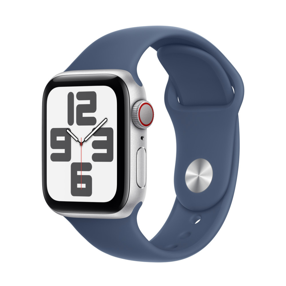 Apple Watch Series 9 (2023) GPS + Cellular 41 mm - Aluminium Silver - Sport band Blue