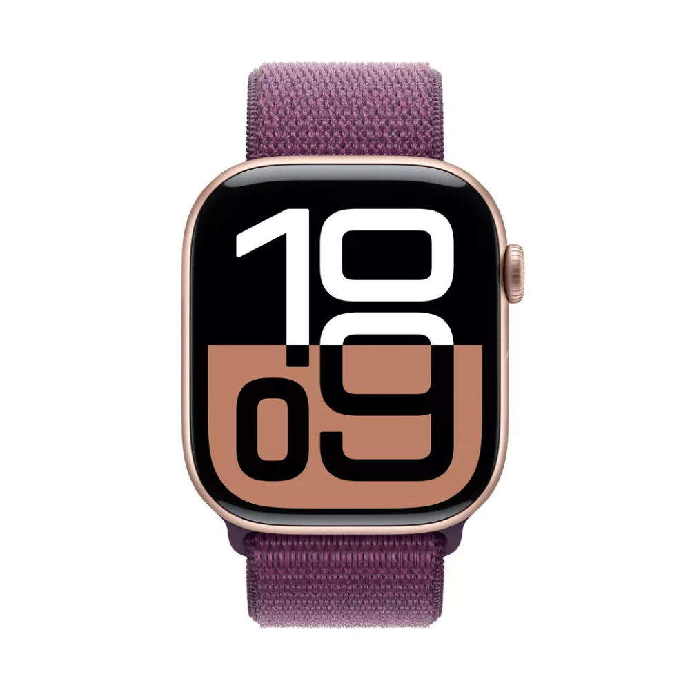 Apple Watch (Series 10) 2024 GPS 42mm S/M - Rose Gold - Aluminium Rose Gold Plumb Strap