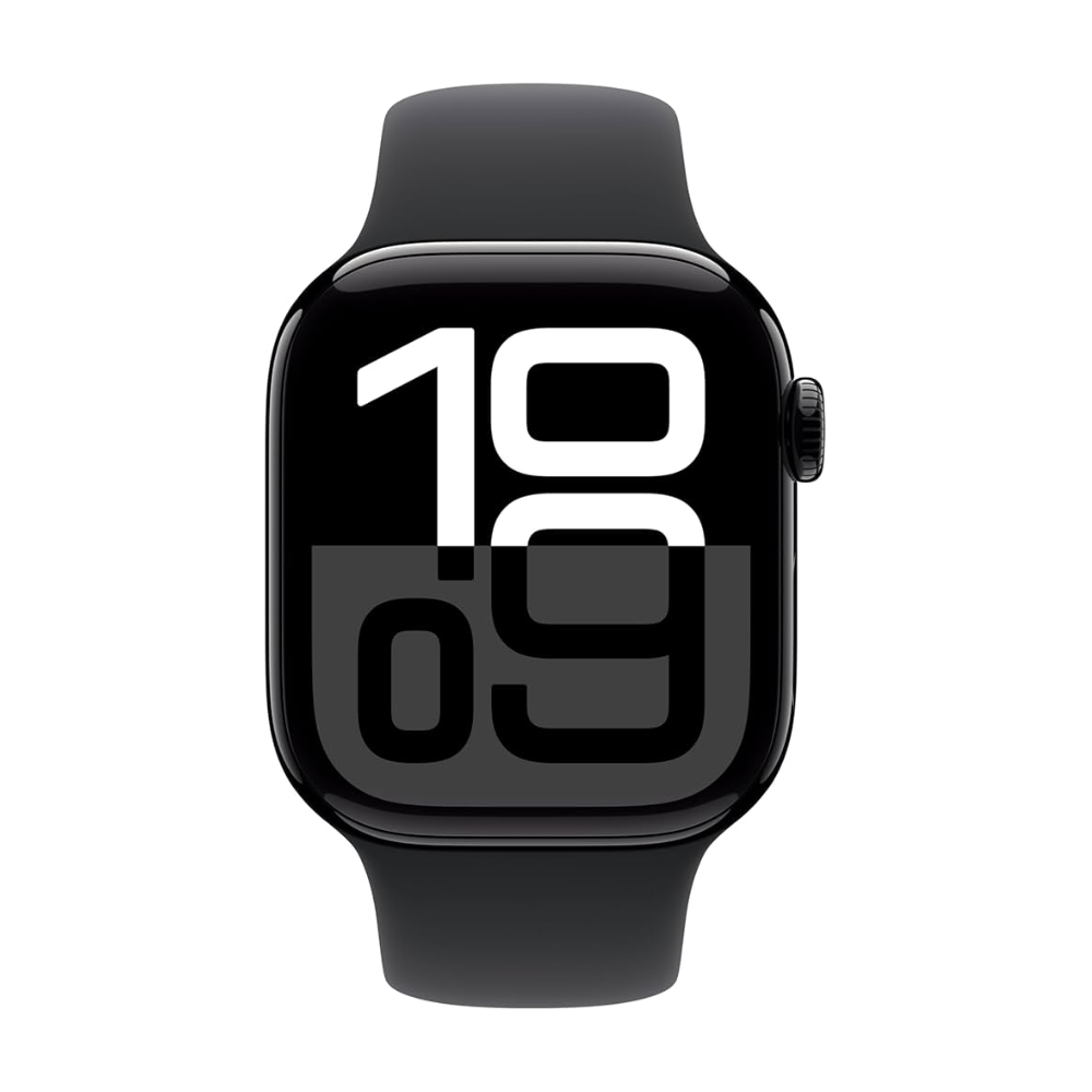 Apple Watch (Series 10) 2024 GPS + Cellular 46mm S/M - Jet Black - Aluminium Black