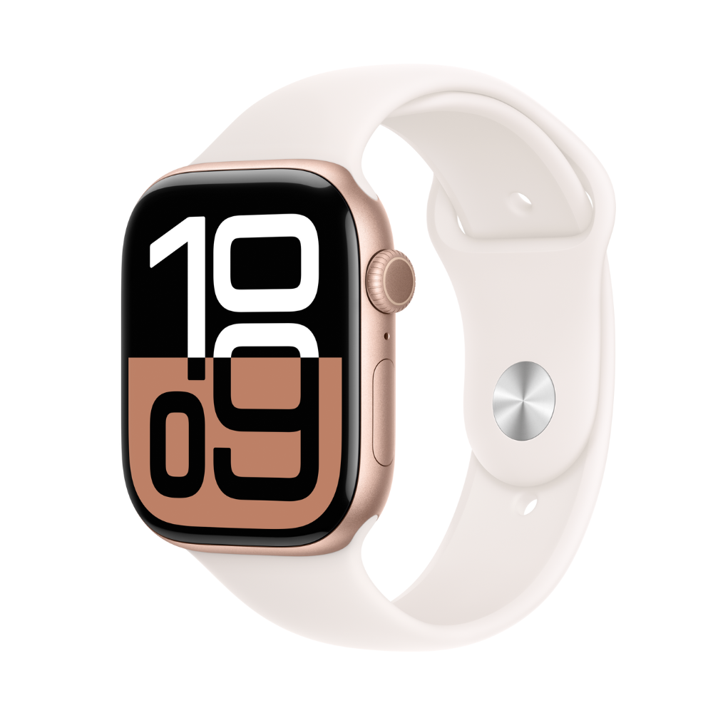 Apple Watch (Series 10) 2024 GPS 46mm M/L - Rose Gold - Aluminium Rose Gold