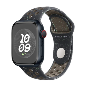 Apple Watch Series 7 (2021) GPS + Cellular 45 mm - Aluminium Midnight - Nike Black and White Sport band