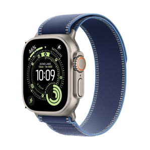 Refurbished Apple Watch Ultra 3 (2025) GPS + Cellular 49 mm - Titanium Natural - Trail loop Blue