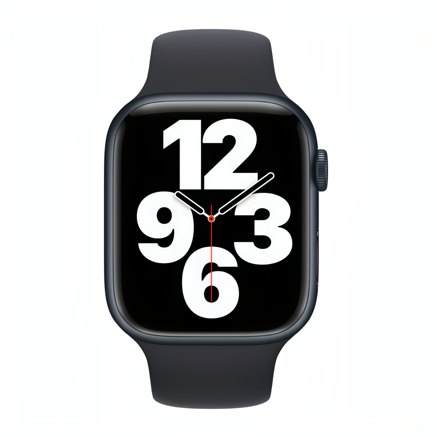 Refurbished Apple Watch (Series 7) 45mm - Midnight Aluminium - NO SRAP