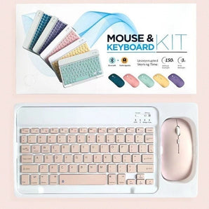 Wireless Mini Keyboard And Mouse Silent Keyboard Mouse for laptops and tablets