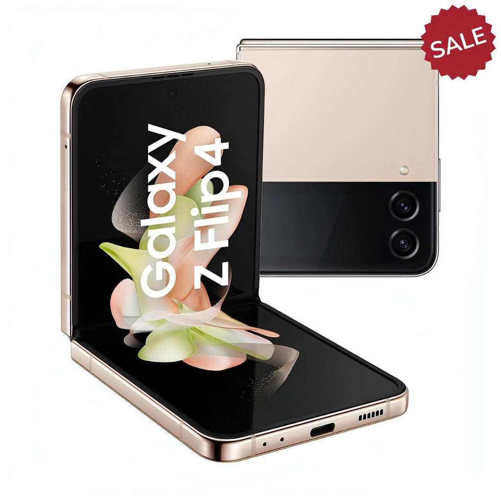 Refurbished Samsung Z Flip 4 128GB Pink Gold Unlocked